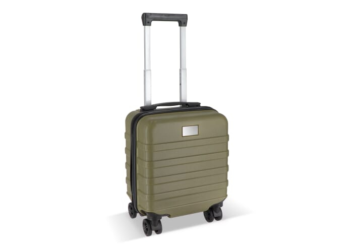 Valise cabine compacte publicitaire Vert olive